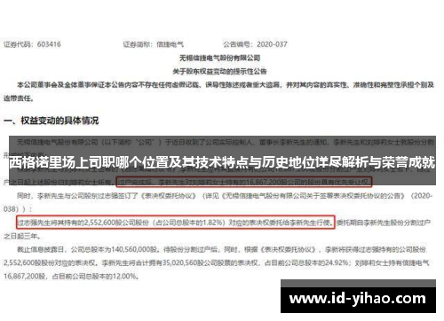 西格诺里场上司职哪个位置及其技术特点与历史地位详尽解析与荣誉成就